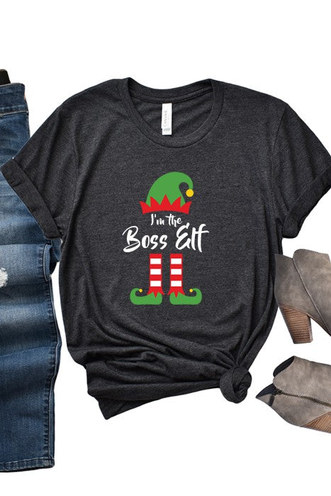 Im the Boss Elf Tee