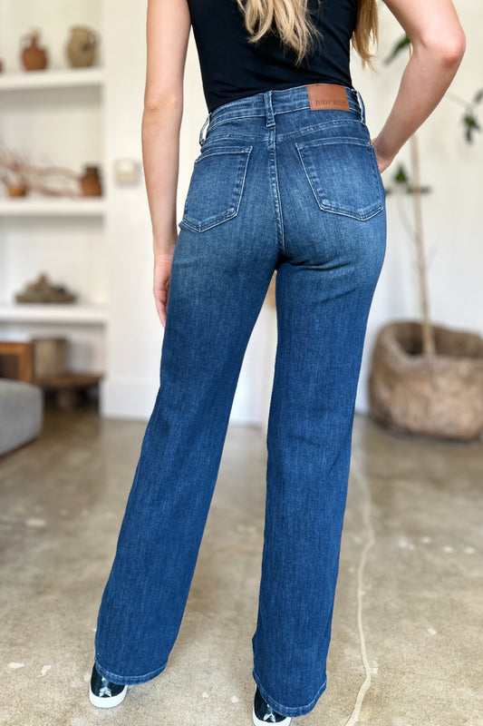 Judy Blue Kim Tummy Control Straight Jeans