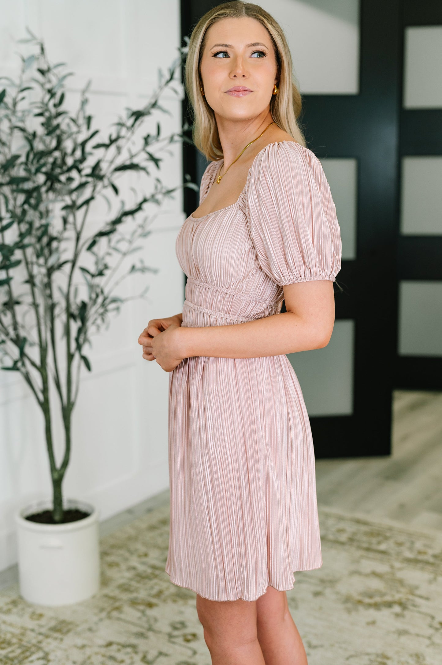 GeeGee It's For the Aesthetic Balloon Sleeve Dress