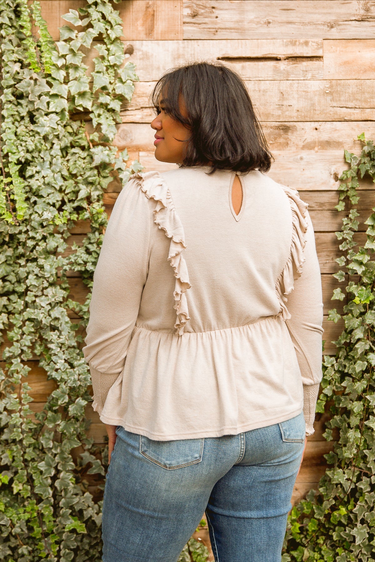 FINAL SALE- Sweet Confession Top In Seashell